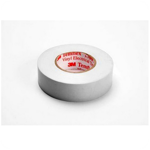Cinta Aislante de Vinilo Temflex 1700, Color Blanco, 3M